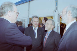 Inauguración del Salón Internacional del Estudiante. Málaga. Mayo de 1998