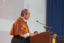 Francisco Triguero. Acto Conmemorativo de los 40 años de la Universidad de Málaga. Escuela Técnica Superior de Ingeniería Informática. Diciembre de 2012