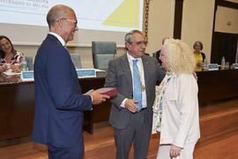 Reconocimiento a personal jubilado. Celebración del 50 Aniversario de la Facultad de Medicina de la Universidad de Málaga. Facultad de Medicina. Octubre de 2022