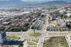 Vista aérea general. Campus de Teatinos. Diciembre de 2016