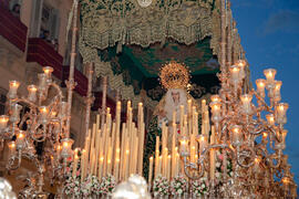 Procesión Magna Mariana con motivo del "Mater Dei". Centro histórico de Málaga. Septiembre de 2013
