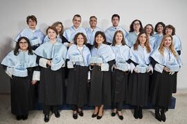 Foto de grupo. Toma de posesión del Rector de la Universidad de Málaga y su equipo de gobierno. Paraninfo. Marzo de 2024