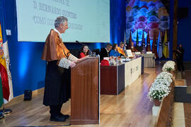 Discurso de Manuel Enciso. Investidura de Bernardo Quintero como Doctor "Honoris Causa" por la Universidad de Málaga. Paraninfo. Marzo de 2025