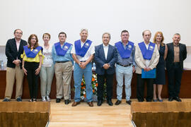 Graduación del curso del Aula de Mayores de la Universidad de Málaga. Paraninfo. Junio de 2017