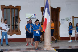 Desfile de deportistas. Ceremonia de inauguración del Campeonato Europeo de Golf Universitario. Antequera. Junio de 2019