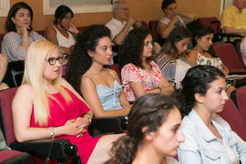 Asistentes al curso "La medicina del futuro a debate". Cursos de Verano de la Universidad de Málaga. Málaga. Julio de 2018