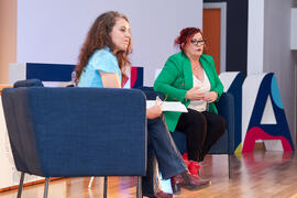 "Dialogando" con Clara Grima. Escuela de Ingenierías Industriales de la Universidad de Málaga. Mayo de 2024