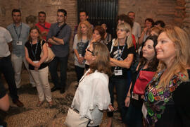 Visita nocturna tematizada a la Alcazaba. Olimpiada Española de Economía, Fase Nacional. Alcazaba de Málaga. Junio de 2015