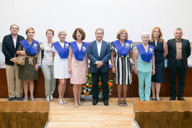 Graduación del curso del Aula de Mayores de la Universidad de Málaga. Paraninfo. Junio de 2017