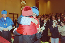 Investidura como Doctor "Honoris Causa" de D. Esteban Martín Rodríguez Cairo por la Universidad de Málaga. Paraninfo. Noviembre de 1999