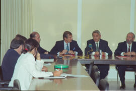 Presentación ante medios de comunicación. 1993