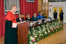 Apertura del Curso Académico 2009/2010 de la Universidad de Málaga. Facultad de Derecho. Octubre de 2009