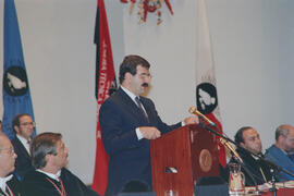 Apertura del Curso Académico 1988/1989 de la Universidad de Málaga. Teatro María Cristina. Octubre de 1988