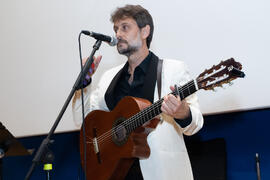 Actuación del grupo musical "Boleros Imperfectos". Graduación y clausura del curso del Aula de Mayores de la Universidad de Málaga. Paraninfo. Junio de 2019