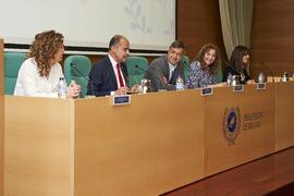 Intervención de Daniel Pastor. I Premios del Aula de Economía y Deporte de la Universidad de Málaga. Edificio del Rectorado. Febrero de 2024