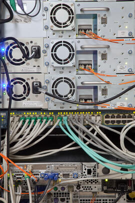 Ordenador. Sala de ordenadores del Servicio Central de Informática. Campus de Teatinos. Marzo de 2014