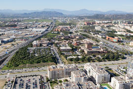 Vista aérea general. Campus de Teatinos. Diciembre de 2016